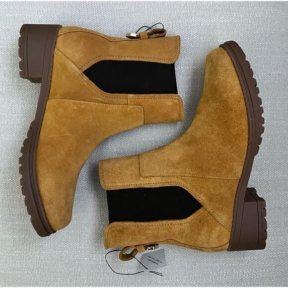 Cole Haan Women’s Camea Suede Chelsea Boots- Tan, SZ 9 - Picture 3 of 9